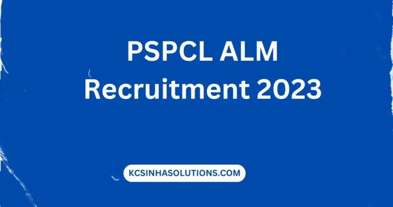 PSPCL ALM Recruitment 2023